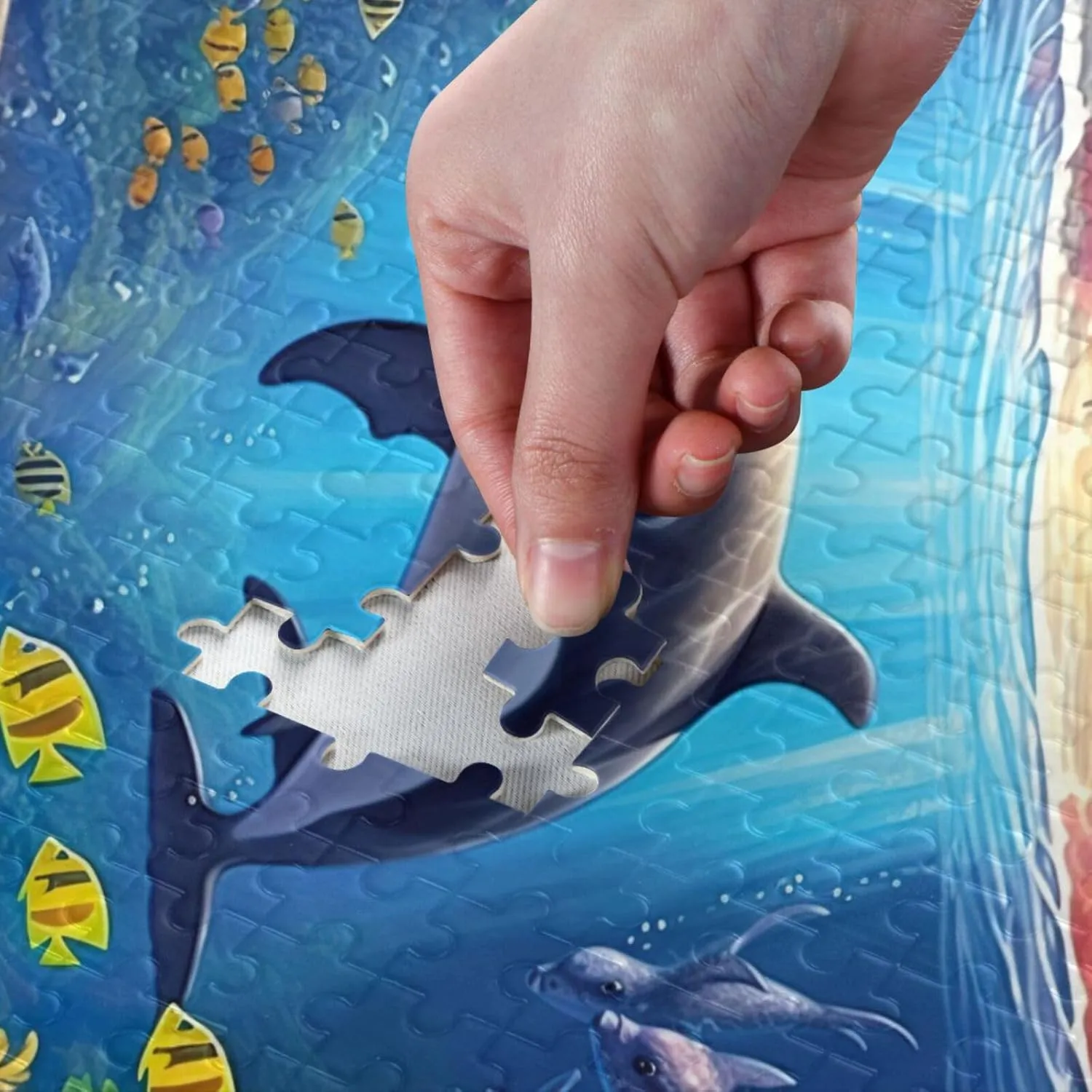 Puzzles for Adults 500 Piece Whales Dolphin Fish Undersea Jigsaw Puzzles Kids Toy Game Gift 202A2490