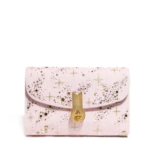 QUEEN MID CONSTELLATIONS LINEN ROSA
