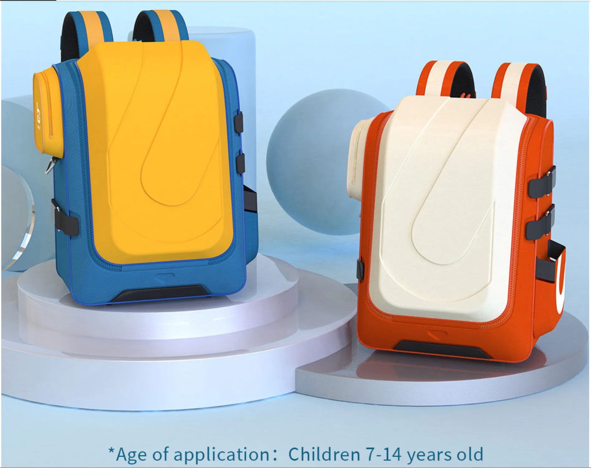 "Arna's Designer School Bags" New Product! Lighten Up Primary Flip Large-capacity Waterproof Bag