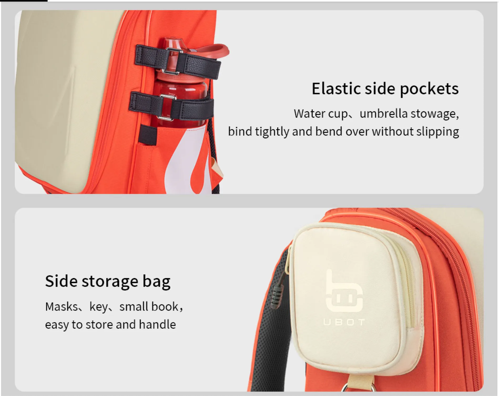 "Arna's Designer School Bags" New Product! Lighten Up Primary Flip Large-capacity Waterproof Bag