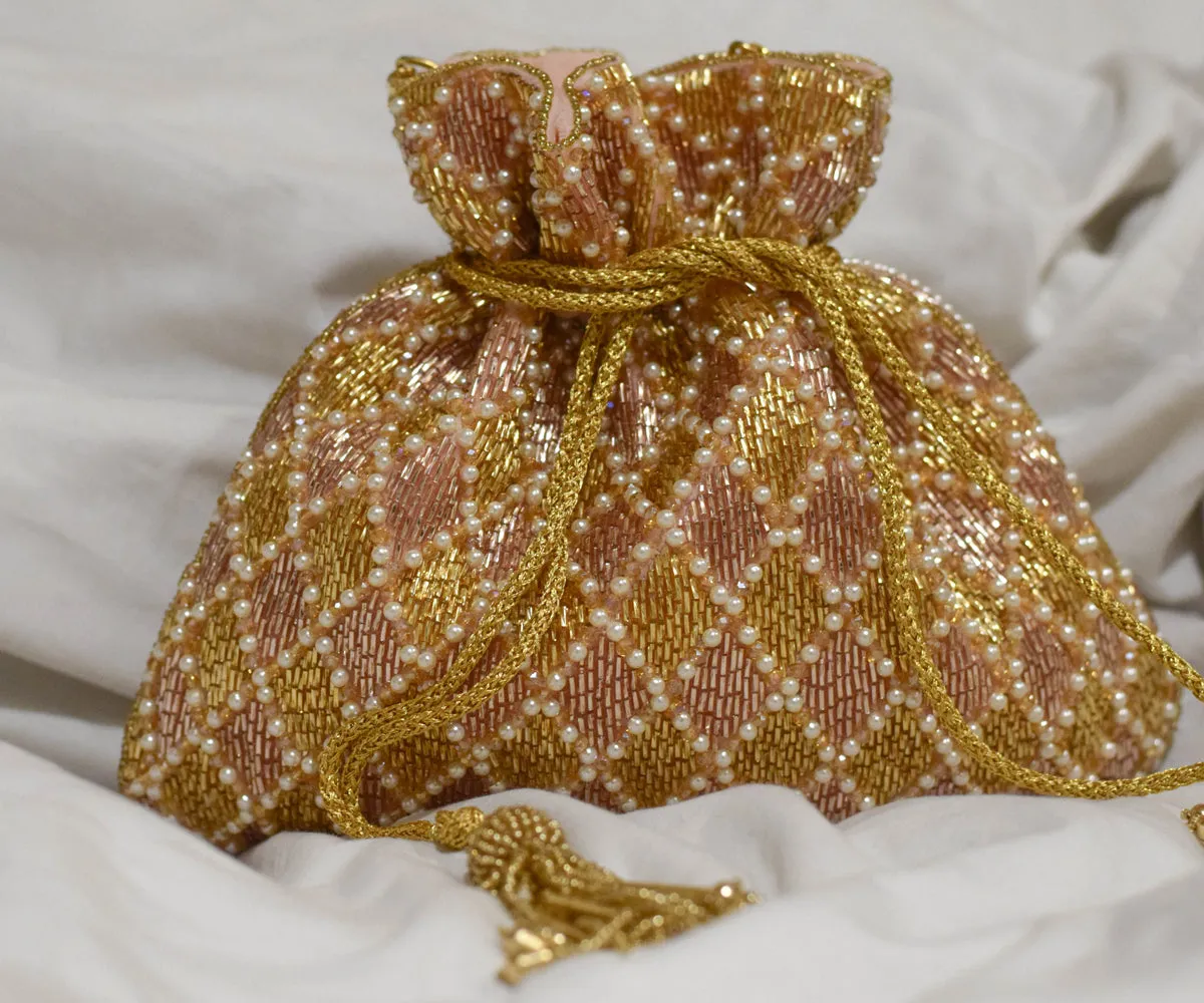 Rabia Potli – Rose Gold