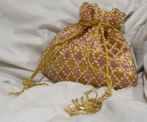 Rabia Potli – Rose Gold