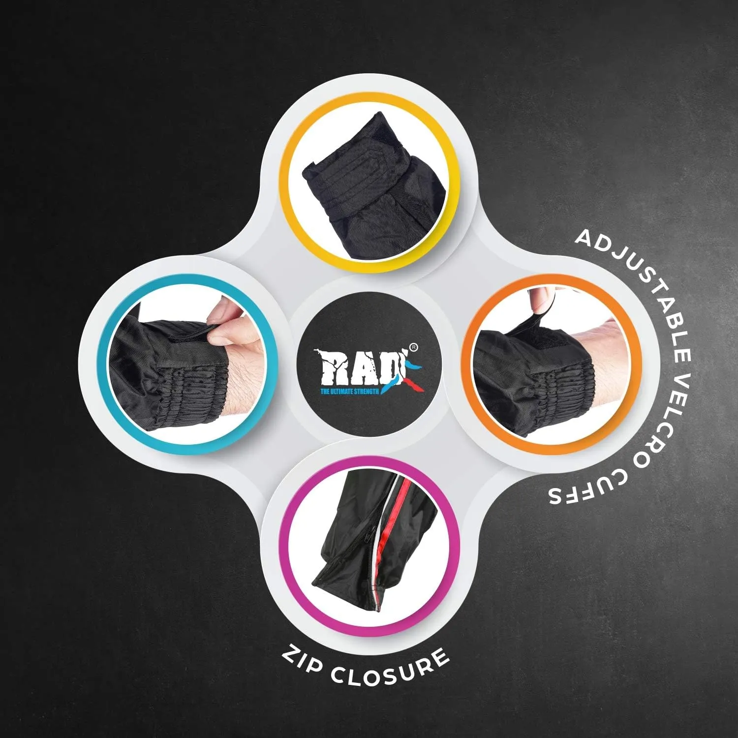 RAD Sauna Sweat Suit for Men & Women (Medium To 6XL) for Weight Loss & Fat Burn Sweating Suit Red,White,Gold,Pink,Blue