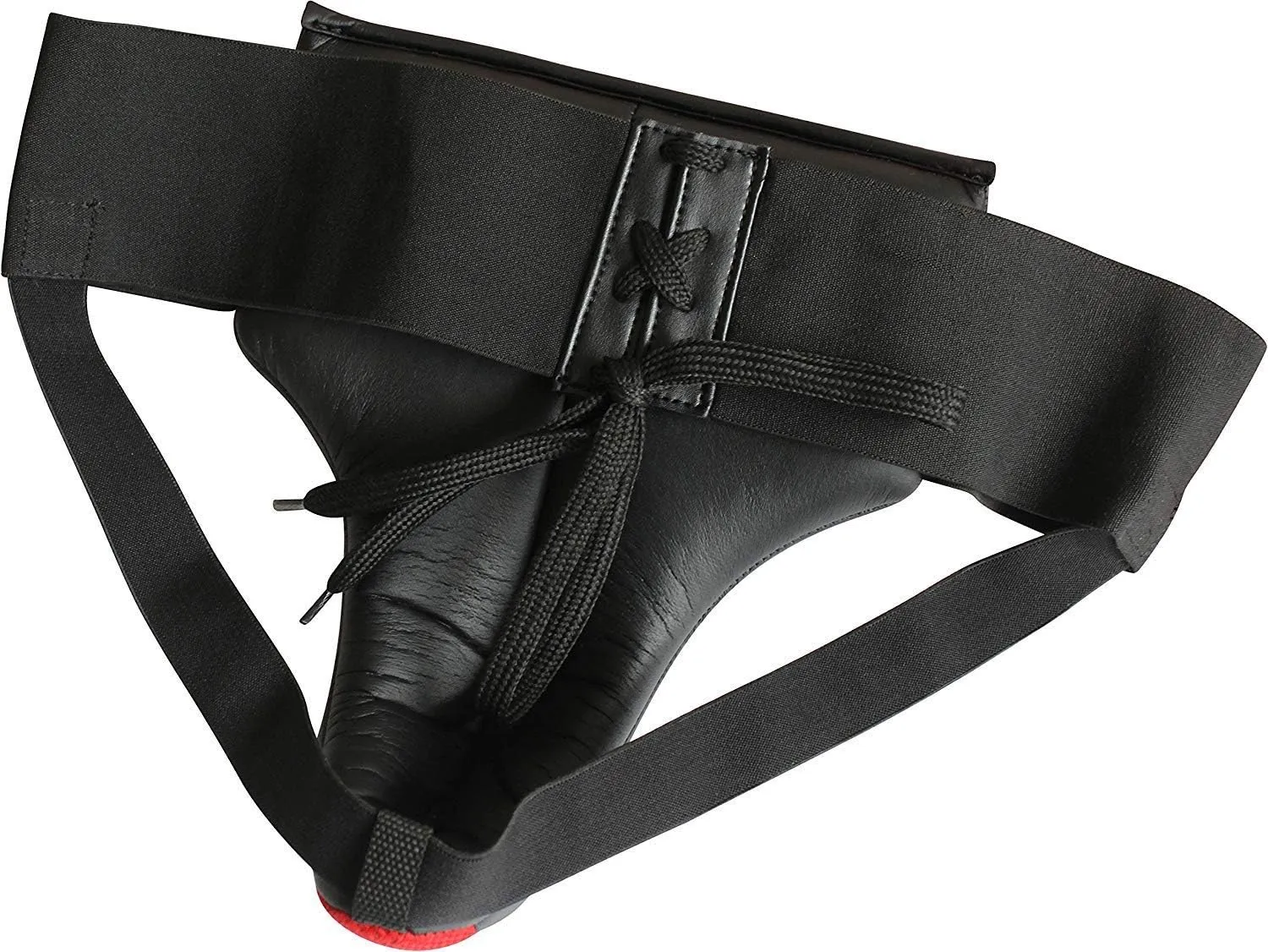 RDX Groin Protector for Boxing, Muay Thai, Kickboxing and MMA Fighting, SATRA Approved Maya Hide Leather Abdo Gear for Martial Arts, Jockstrap Abdominal Guard for Sparring, Taekwondo and Grappling