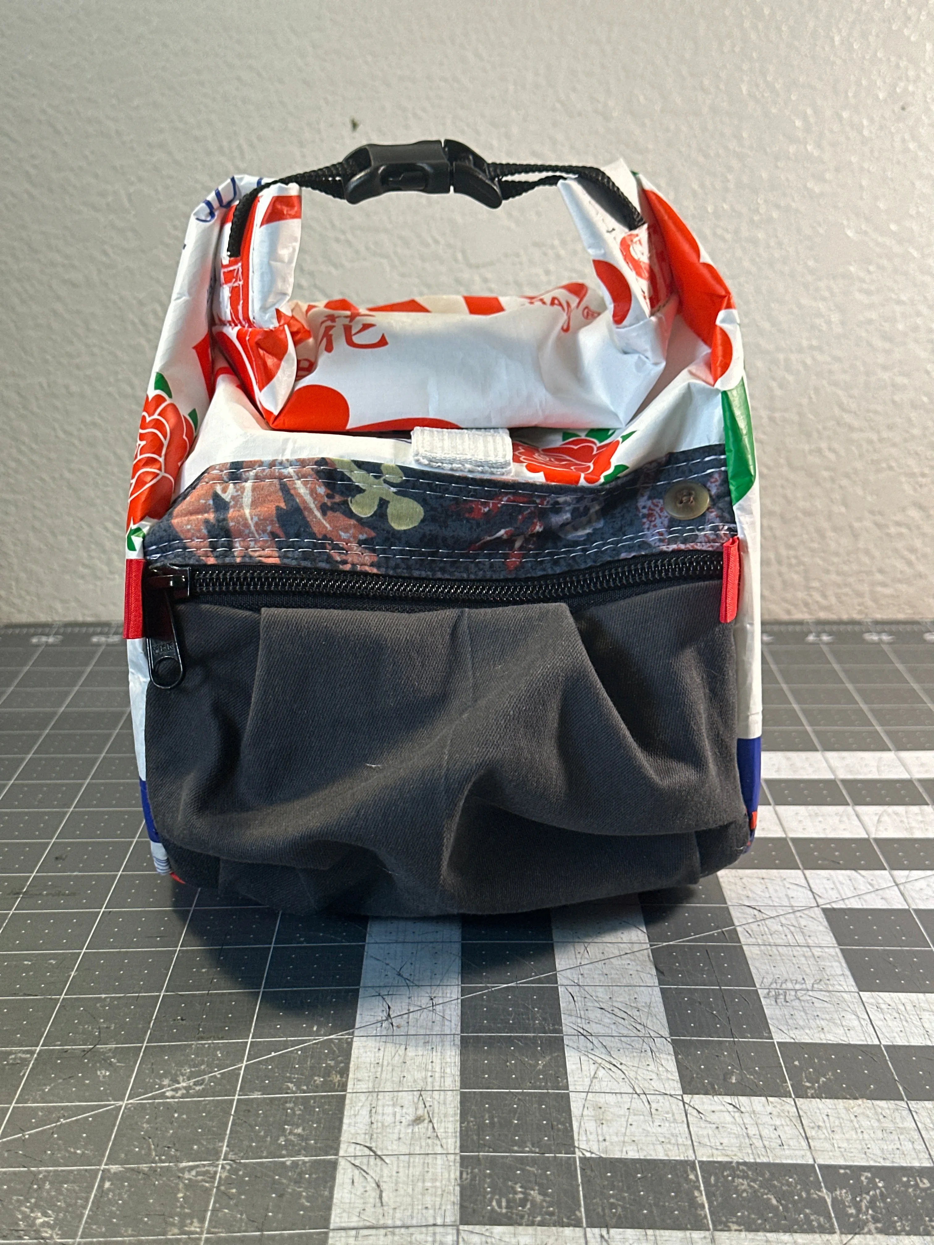 Rice Bag Worn Wear Upcycled Bouldering Pail 0002