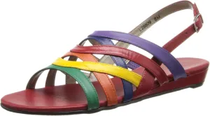 Rose Petals Women's Lanie, Bright Multi Kid, 9.5 XW US