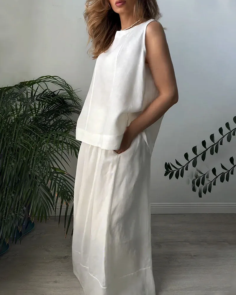 Serene Breeze Set | Minimalist & Elegant | Linen