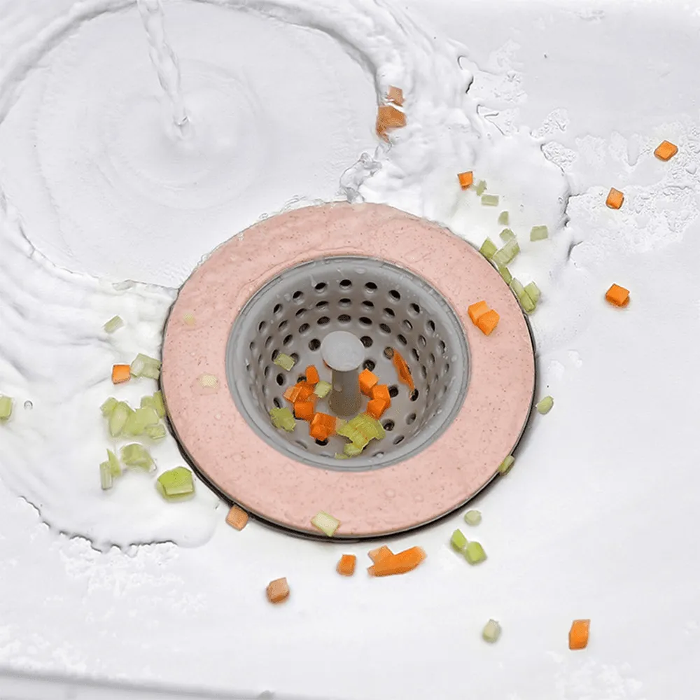 Silicone Sink Strainer - Kitchen Waste Plug Drainer
