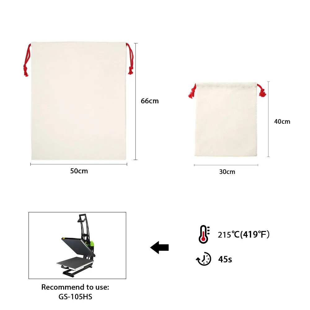 Small Linen drawstring Sack - 30 x 40 cm
