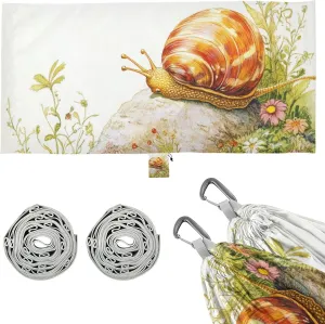 Snail Stone Outdoor Hammock Cloth Hammock for Patio Backyard Lounge Base