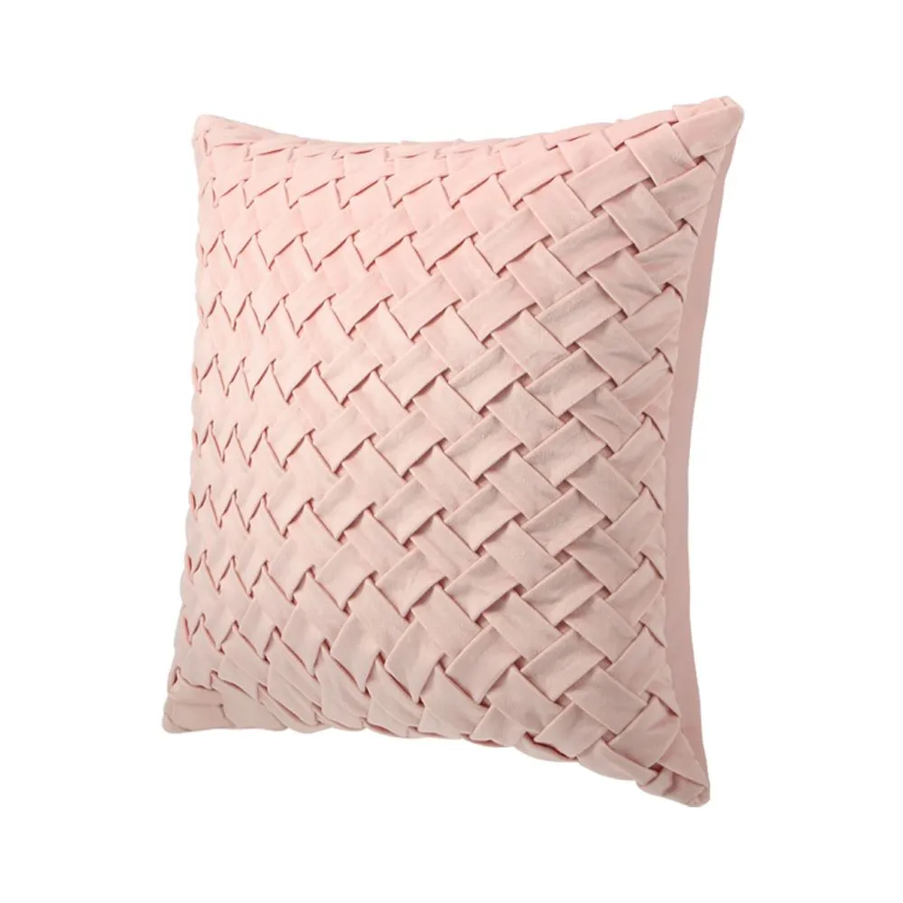 Soft Velvet Cushion Cover 40 x 40 cm - Light Pink