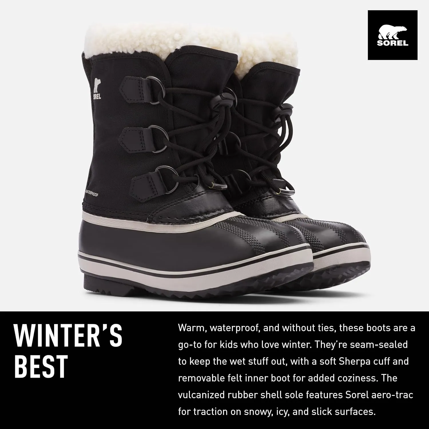 Sorel Kids Yoot Pac Nylon Snow Boots