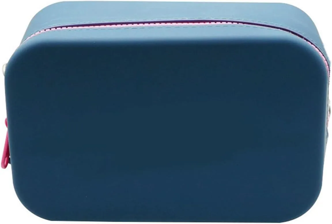 Spacious Silicone Travel Toiletry Bag Makeup Organizer Storage Handbag for Women and Girls