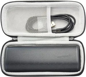 Speaker EVA Hard Case, Portable Travel Protective Carrying Storage Bag, with Handle and Inner Mesh Pocket, for Sonos Roam Smart Bluetooth Speaker