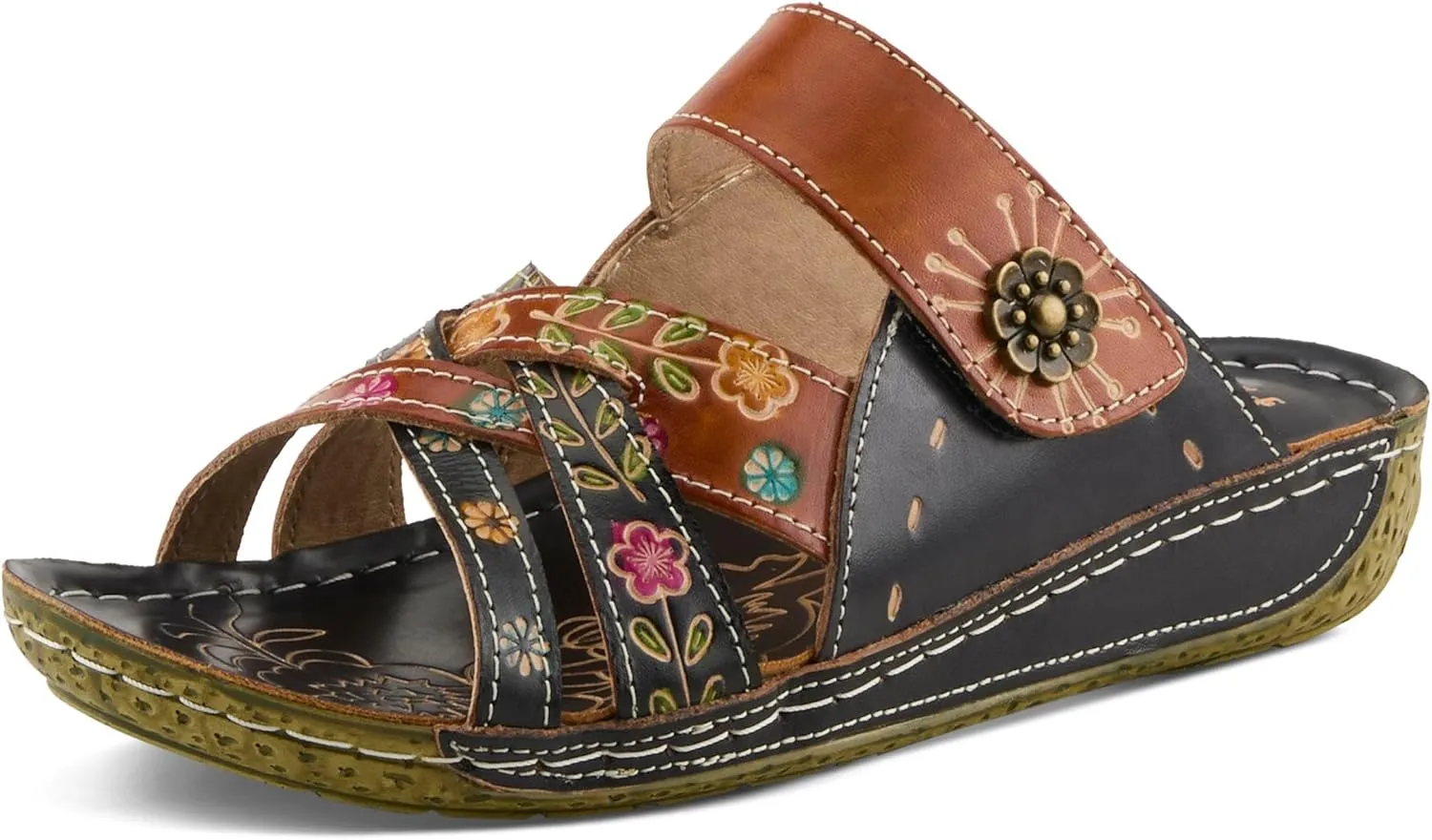Spring Step L'Artiste Leigh Navy Multi 35 M