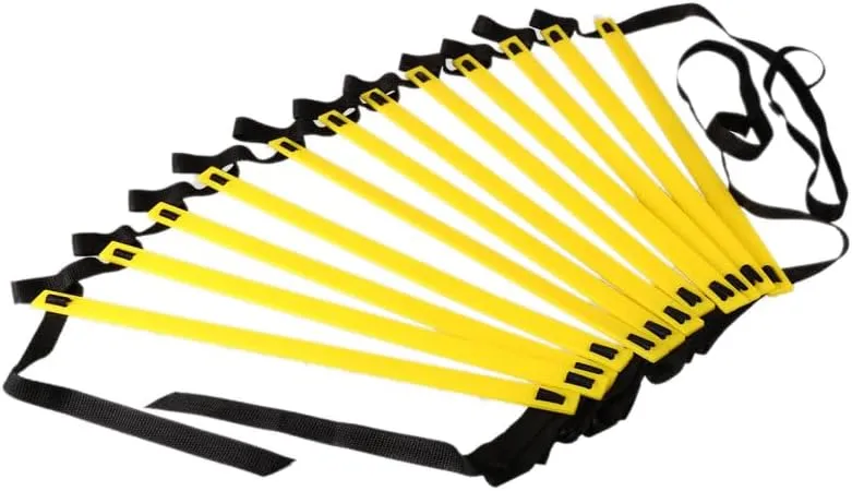 Srliya Training Ladder Nylon Rope PP Rope Adjustable Distance Speed Footwork Exercise Equipment