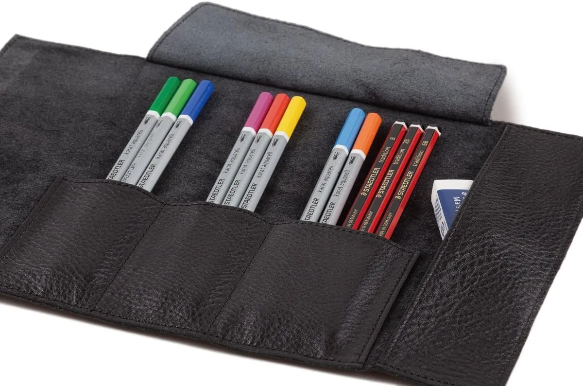 Staedtler Pencil Case Leather Pencil Case Black 900 LC-BK
