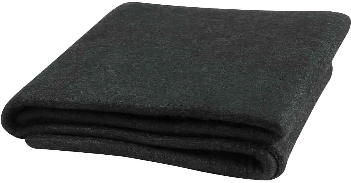 Steiner 316 Velvet Shield 16 oz Black Carbonized Fiber Welding Blanket, 10' x 20'
