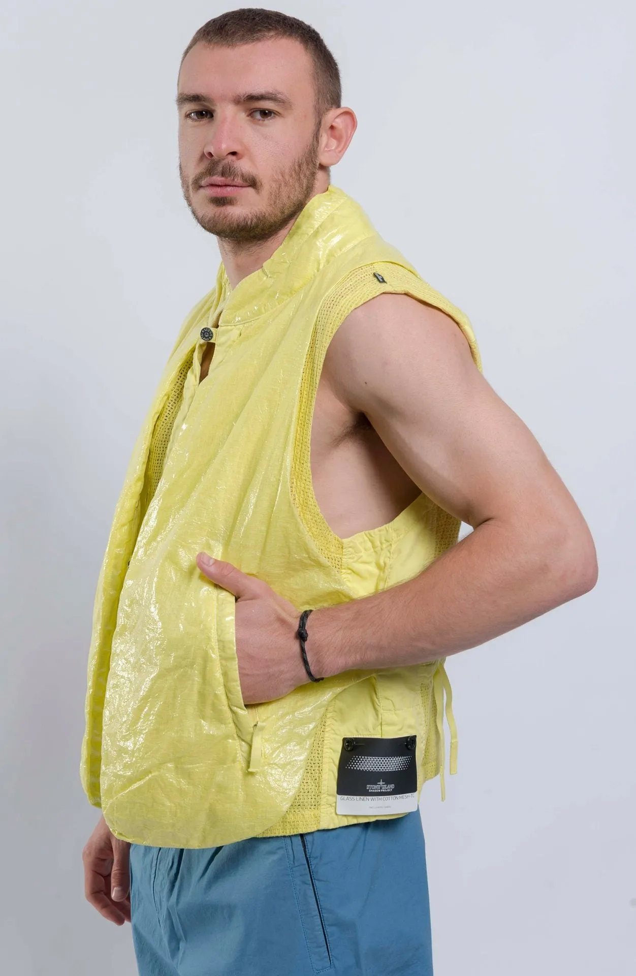 Stone Island - Shadow Project - Utility Vest - Yellow