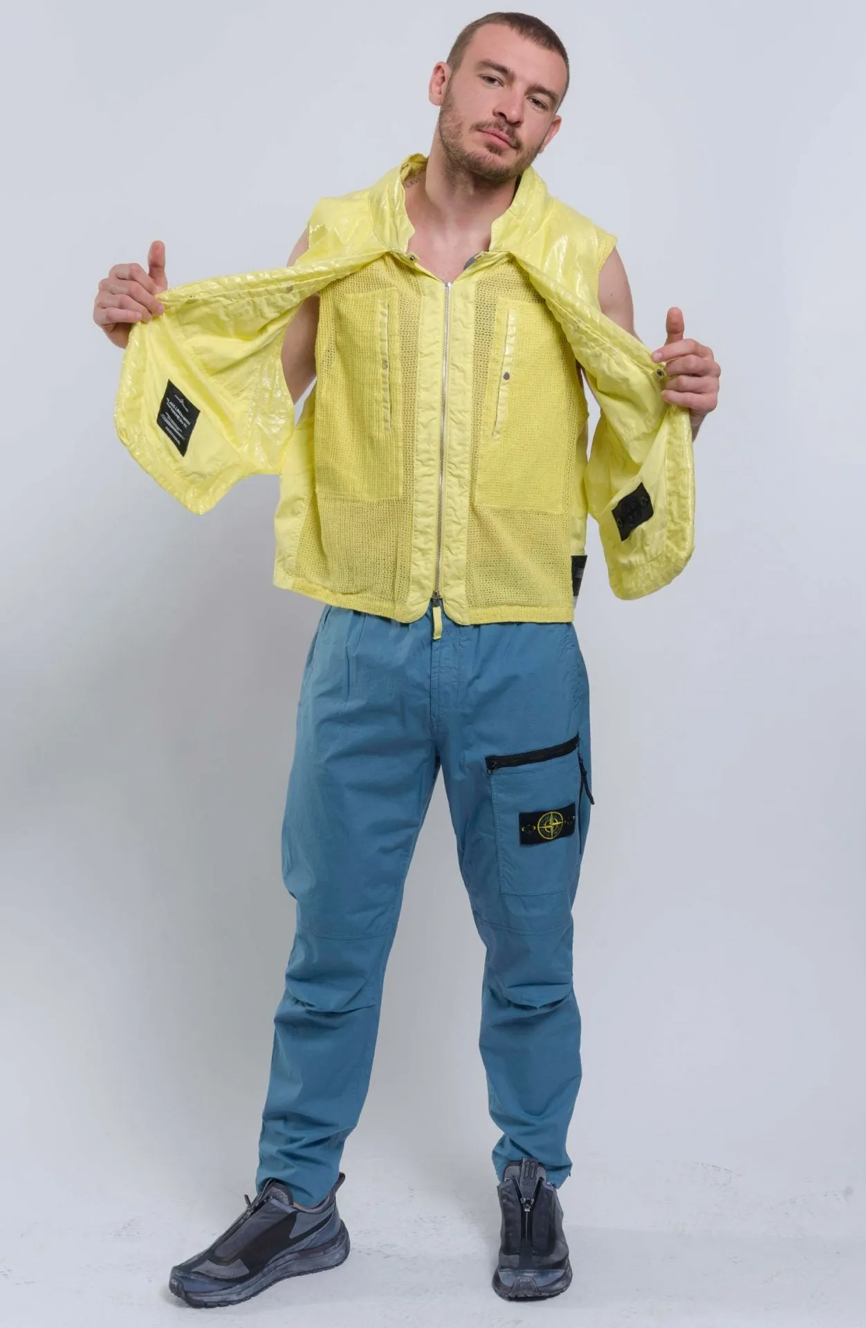 Stone Island - Shadow Project - Utility Vest - Yellow