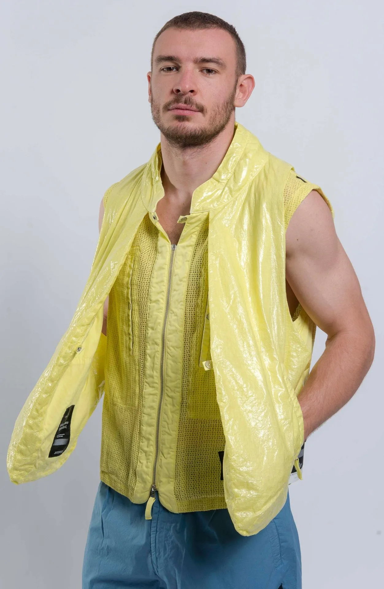 Stone Island - Shadow Project - Utility Vest - Yellow