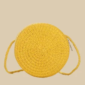 Straw Bags With Zipper | Patricia