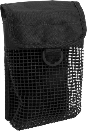 SYH&AQYE Diving Gear Bag, Scuba Diving Gear Bag, Finger Reel SMB Safety Marker Buoy Mesh Storage Pocket for Snorkeling Gear(Black)