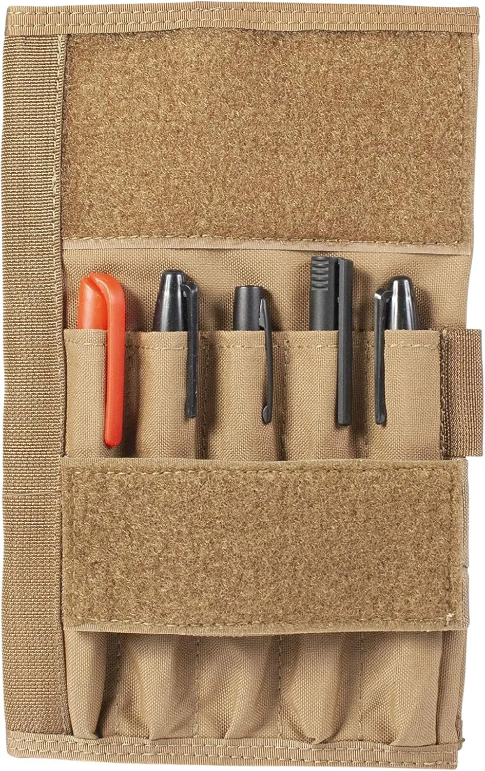 Tactical Notebook Covers | Spartan Army Greenbook - NSN 7530-00-222-3521 | Durable Military Notebook for Field Use | Loop Fastener for Patches and Pleated Pen Loops