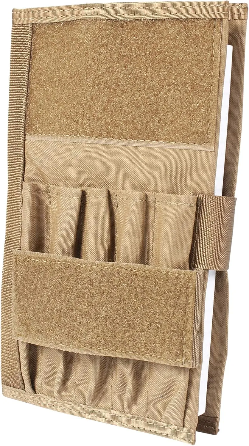 Tactical Notebook Covers | Spartan Army Greenbook - NSN 7530-00-222-3521 | Durable Military Notebook for Field Use | Loop Fastener for Patches and Pleated Pen Loops