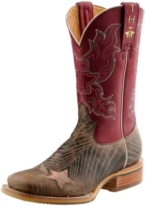 Tin Haul Women's Super Nova Star Western Boot Broad Square Toe - 14-021-0007-1472 MU 6 1/2 M US Multi