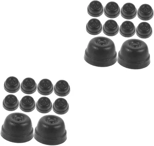 Tofficu Sets DIY Luggage Modification Luggage Bottom Pads for Replacement Feet Sleek Stylish Pcs
