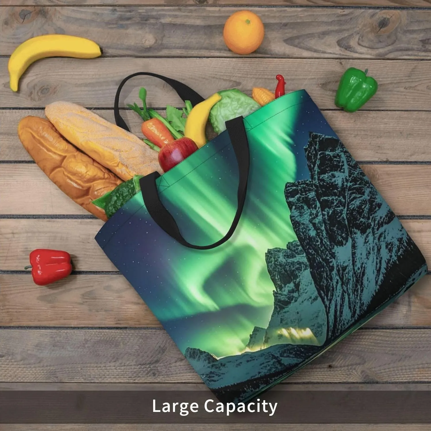 Tote Bag Large Capacity Grocery Bag With Zipper Pitbull Dogs Shopping Bag Shoulder Bag for Women