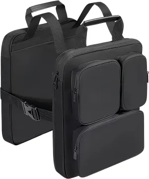 Travel Luggage Expansion Organizer for Musician - Holds sheet music, straps, capo, strings, cables, and instrument accessories bag