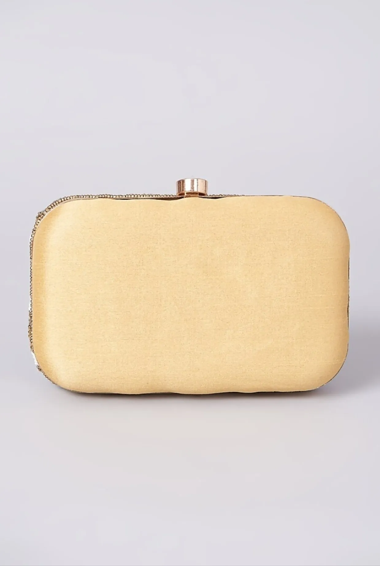 Tricolored Handembroidered Clutch