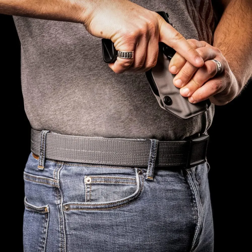 Tulster Ares Gear - Aegis 1.5" GEN2 Belt (Urban Grey Webbing, Black Buckle)