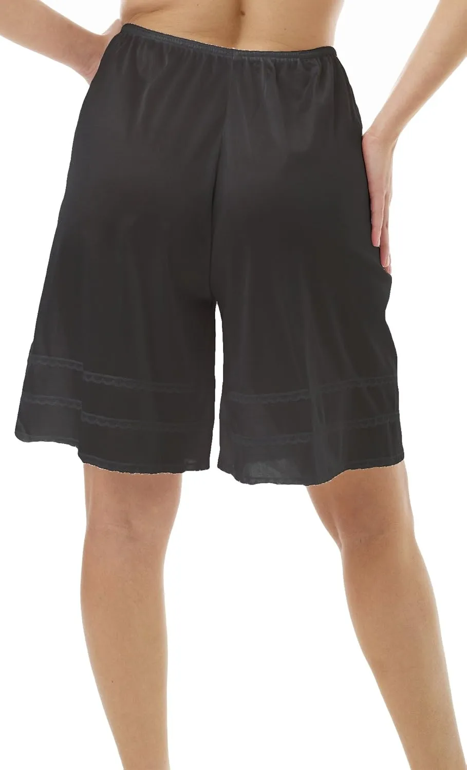 Underworks USA Snip-A-Length Pettipants Culotte Slip Bloomers Split Skirt - 8495