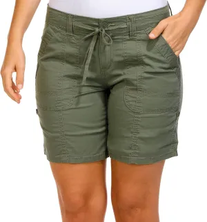 UNIONBAY Women's Stretch Twill Convertible Length Solid Short