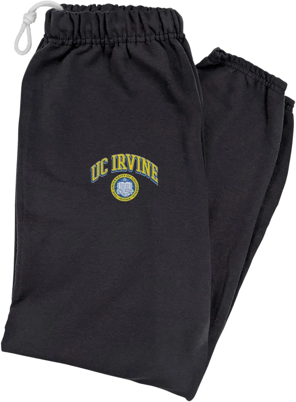 University of California Irvine School Seal Mens Jogger Sweatpants, Black, X-Large