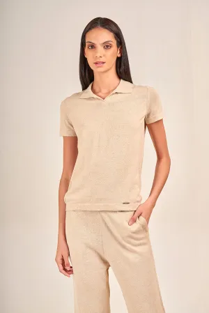 Vangogh T-Shirt Linen & Cotton Color Desert