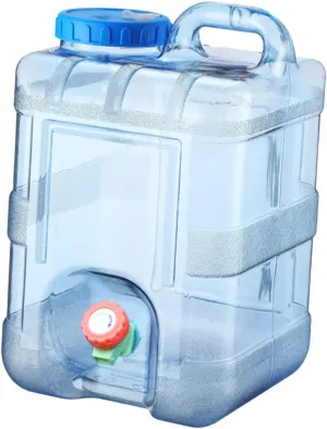 VICASKY Portable Camping Water Jug with Faucet Outdoor Water Container for Storage Easy to Carry for Hiking Picnic and Emergency Use