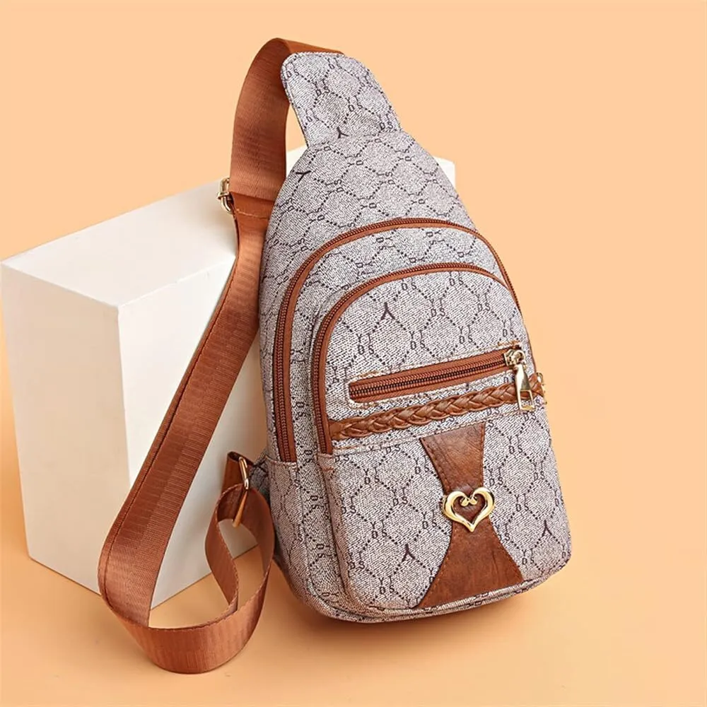 Vintage Large Capacity Crossbody Bag for Women
