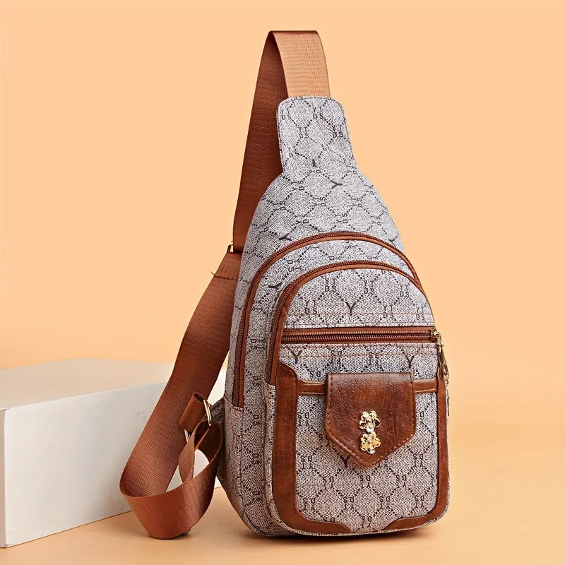 Vintage Large Capacity Crossbody Bag for Women