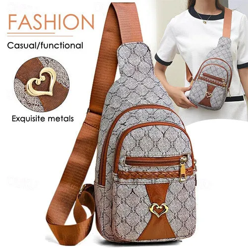 Vintage Large Capacity Crossbody Bag for Women