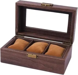 Watch Box 3 Checkered Watch Display Boxes Glass Sunroof Watch Collection Boxes Jewelry Storage Boxes watch storage box