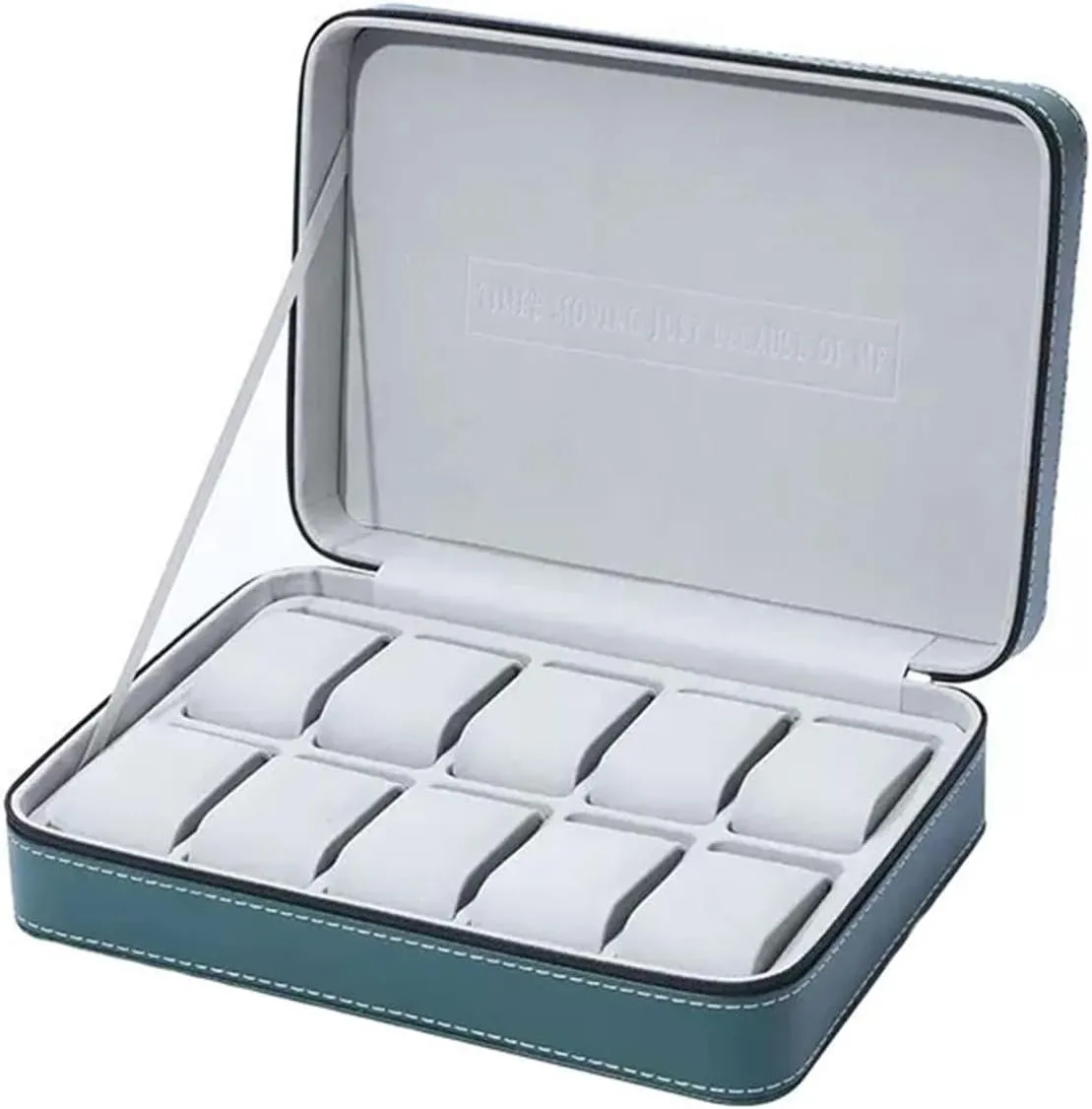 Watch Box Organizer 10 Compartments Large Capacity Watch Organizer Watch Display Collection Box Multifunctional Jewelry Storage Bag watch case