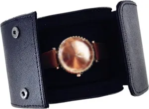 Watch Case High End Single Watch Storage Box Holder Light Luxury Home Watch Organizer Gift (excluding Watches) Watch Display Box(Black)