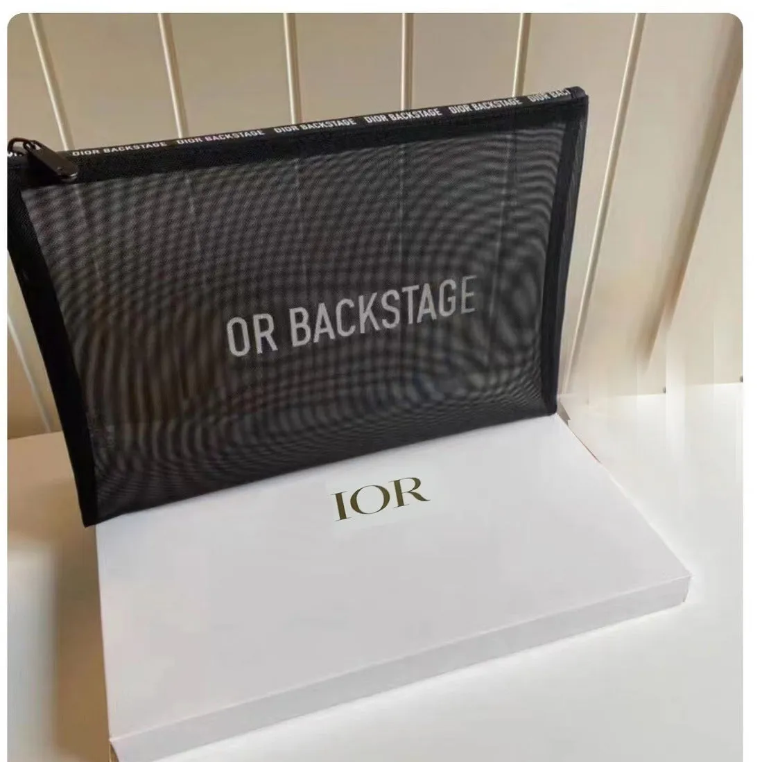 White Space Cotton Super Soft Feeling Portable Cosmetic Bags