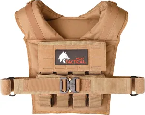 WOLF TACTICAL Weighted Training Vest - Weighted Vest Men Strength Training Weight Vests Workout Vest Weight Vest for Men