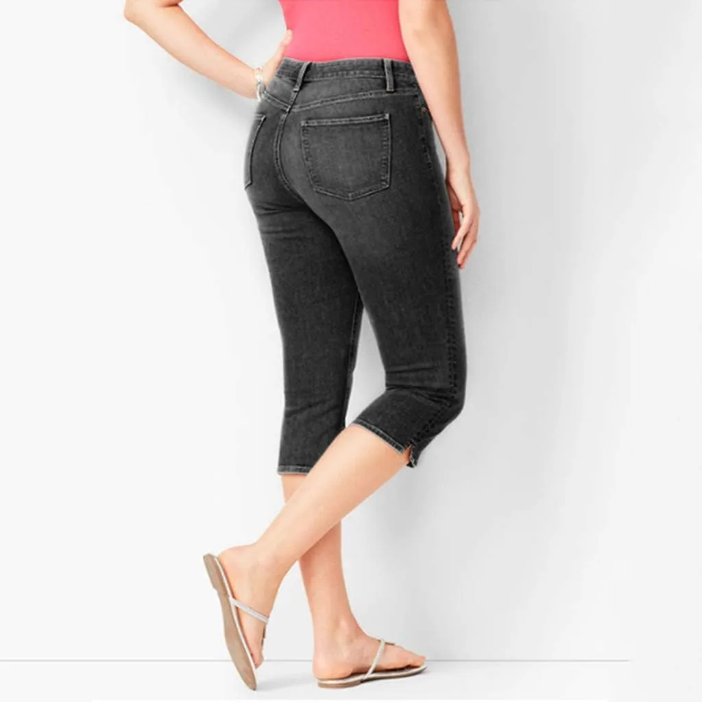 Women's Capri Pants Leg Pants Drawstring Elastic Trousers Comfy Straight Leg Long Drawstring Elastic Waist Lounge