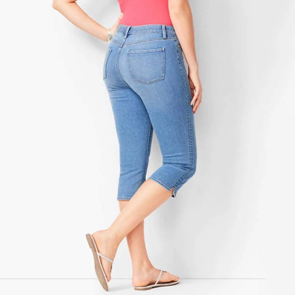 Women's Capri Pants Leg Pants Drawstring Elastic Trousers Comfy Straight Leg Long Drawstring Elastic Waist Lounge